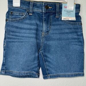Cat & Jack Relaxed Tapered Denim Shorts Brans New W Tags Size 5